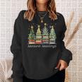Seasons Readings All Booked For Christmas Book Reading Lover Sweatshirt Gifts for Her