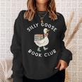 Silly Goose Book Club Bookish Reader Bookworm Reading Sweatshirt Gifts for Her Silly Goose Book Club Bookish Reader Bookworm Reading Sweatshirt Gifts for Her