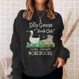 Silly Goose Book Club Sweatshirt Gifts for Her