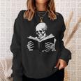 Skeleton Reading Book Bookworm Reader Bookish Halloween Sweatshirt Gifts for Her Skeleton Reading Book Bookworm Reader Bookish Halloween Sweatshirt Gifts for Her
