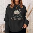 Socially Selective Shirt Subtle Introvert Book Lover Sweatshirt Gifts for Her Socially Selective Shirt Subtle Introvert Book Lover Sweatshirt Gifts for Her