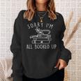 Sorry I'm All Booked Up Library Reading Lover Book Lover Sweatshirt Gifts for Her