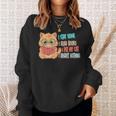 Stay Home Read Books Pet My Cat Regret Nothing Cats Book Sweatshirt Gifts for Her