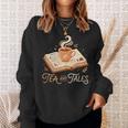 Stories Tea And Tales Still Read Childrens Books Reader Sweatshirt Gifts for Her