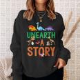 Summer Reading 2026 Dinosaurs Book Lover Unearth A Story Sweatshirt Gifts for Her Summer Reading 2026 Dinosaurs Book Lover Unearth A Story Sweatshirt Gifts for Her