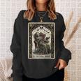Tarot Card The Emotional Damage Skeleton Romantasy Book Sweatshirt Gifts for Her