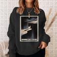 Tarot Cards Guide Book Esoteric Mysticism Clothing The Fool Tarot Card -Adults & Kids Small Short Sleeve Crew Neck Classic Fit Sweatshirt Gifts for Her