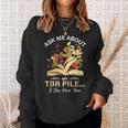 TBR Pile Bookworm Reading Books For a Book Lover Sweatshirt Gifts for Her