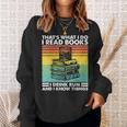 That's What I Do I Read Book I Drink Rum & I Know Things Sweatshirt Gifts for Her That's What I Do I Read Book I Drink Rum & I Know Things Sweatshirt Gifts for Her
