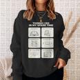 Things I Do In My Spare Time Reading Book Lover Sweatshirt Gifts for Her