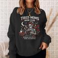 Tired Moms Book Club Coffee Chaos Chapters Reading Sweatshirt Gifts for Her