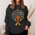 History Month Afro Women Book Lover Librarian Teacher Sweatshirt Gifts for Her History Month Afro Women Book Lover Librarian Teacher Sweatshirt Gifts for Her