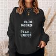 Trendy Read Books Stencil Spray Paint Sweatshirt Gifts for Her