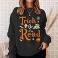 Trick Or Read Halloween Books Reading Lover Reader Sweatshirt Gifts for Her