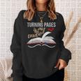 Turning Pages Is My Cardio Reading Book Novelty Shirt Sweatshirt Gifts for Her