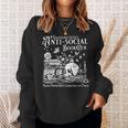 Unapologetically Anti Social Book Club Introvert Reader Sweatshirt Gifts for Her
