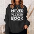 Never Underestimate The Power Of A Girl With A Book RGB Sweatshirt Gifts for Her Never Underestimate The Power Of A Girl With A Book RGB Sweatshirt Gifts for Her