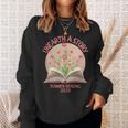 Unearth a Story 2026 Summer Reading Program Flowers Book Sweatshirt Gifts for Her