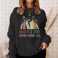 Unearth A Story Summer Reading 2026 Book Wildflowers Sweatshirt Gifts for Her Unearth A Story Summer Reading 2026 Book Wildflowers Sweatshirt Gifts for Her