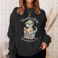 Unearth A Story Summer Reading 2026 Cute Dino Book Lover Sweatshirt Gifts for Her