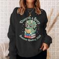 Unearth a Story Summer Reading 2026 Cute Dinosaur Book Lover Sweatshirt Gifts for Her
