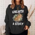Unearth A Story Summer Reading Program 2026 Capybara Book Sweatshirt Gifts for Her