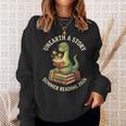 Unreath a Story Summer Library Reading 2026 Dinosaur Book Sweatshirt Gifts for Her Unreath a Story Summer Library Reading 2026 Dinosaur Book Sweatshirt Gifts for Her