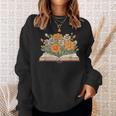 Vintage Book Lover Teacher Wildflowers Reading Read Graphic Sweatshirt Gifts for Her Vintage Book Lover Teacher Wildflowers Reading Read Graphic Sweatshirt Gifts for Her