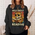 Vintage Cheetah Reading Book Wild About Reading Shirts Boys Sweatshirt Gifts for Her Vintage Cheetah Reading Book Wild About Reading Shirts Boys Sweatshirt Gifts for Her