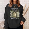 Vintage Floral Bookshelf I Have No Shelf Control Book Lovers Sweatshirt Gifts for Her