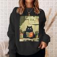 Vintage Japanese Cat Book Lovers Librarian Cat Dad Teacher Sweatshirt Gifts for Her Vintage Japanese Cat Book Lovers Librarian Cat Dad Teacher Sweatshirt Gifts for Her