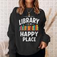 Vintage The Library Librarian Book Reading Sweatshirt Gifts for Her Vintage The Library Librarian Book Reading Sweatshirt Gifts for Her