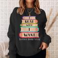 Vintage I Read What I Want Book Lovers Sweatshirt Gifts for Her Vintage I Read What I Want Book Lovers Sweatshirt Gifts for Her