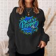 Volleyball Lets Pepper Comic Book Pop Art Teen Girls Cute Sweatshirt Gifts for Her