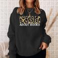 Wild About Books Leopard I Love Reading Book Lover Sweatshirt Gifts for Her Wild About Books Leopard I Love Reading Book Lover Sweatshirt Gifts for Her