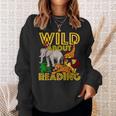Wild About Reading Back To School Teacher Books Read Sweatshirt Gifts for Her Wild About Reading Back To School Teacher Books Read Sweatshirt Gifts for Her