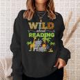 Wild About Reading Books Reader Librarian Wild Animals Lover Sweatshirt Gifts for Her Wild About Reading Books Reader Librarian Wild Animals Lover Sweatshirt Gifts for Her
