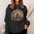 Wild About Reading Books Reader Lover Bookworm Librarian Sweatshirt Gifts for Her Wild About Reading Books Reader Lover Bookworm Librarian Sweatshirt Gifts for Her