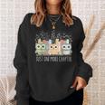 Wildflower Just One More Chapter Owl Book Lover Reader Sweatshirt Gifts for Her