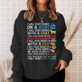 I Will Read Books On A Boat & Everywhere Reading Kids Sweatshirt Gifts for Her I Will Read Books On A Boat & Everywhere Reading Kids Sweatshirt Gifts for Her