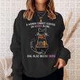 A Woman Cannot Survive On Books Alone She Also Needs CAT Sweatshirt Gifts for Her
