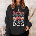 A Woman Cannot Survive On Books Alone She Also Needs a Dog Sweatshirt Gifts for Her A Woman Cannot Survive On Books Alone She Also Needs a Dog Sweatshirt Gifts for Her