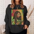 Women Reading Book Educated Black History Month Women Sweatshirt Gifts for Her Women Reading Book Educated Black History Month Women Sweatshirt Gifts for Her