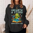Women's Book Sea Turtle Summer Reading 2026 Unearth a Story Sweatshirt Gifts for Her