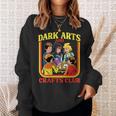 Women's Dark Arts And Crafts Club Retro Witchy Book Cover Sweatshirt Gifts for Her