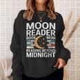 Women's Moon Reader Book Mom Reading Beyond Midnight Sweatshirt Gifts for Her Women's Moon Reader Book Mom Reading Beyond Midnight Sweatshirt Gifts for Her