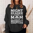 Women's Night Reader Book Mom Lost In Midnight Chapters Sweatshirt Gifts for Her Women's Night Reader Book Mom Lost In Midnight Chapters Sweatshirt Gifts for Her