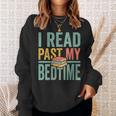 Women's I Read Past My Bedtime Book Lover Sweatshirt Gifts for Her Women's I Read Past My Bedtime Book Lover Sweatshirt Gifts for Her