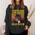 Women's These Are The Good Old Days Cat Reading A Book Sweatshirt Gifts for Her Women's These Are The Good Old Days Cat Reading A Book Sweatshirt Gifts for Her