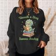 Women's Unearth a Story Triceratops Dinosaur Reading Books Cute Dino Sweatshirt Gifts for Her Women's Unearth a Story Triceratops Dinosaur Reading Books Cute Dino Sweatshirt Gifts for Her